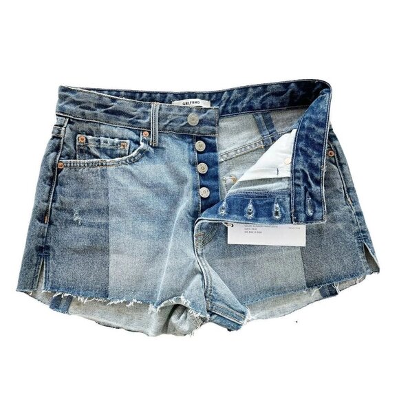 GRLFRND Cindy Shorts in Saturday Night Two Tone Wash Women's Size 26 NWT - Picture 4 of 10